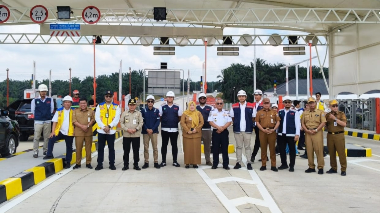Al Haris saat jajal tol Pijoan-Sebapo-Bayung Lincir