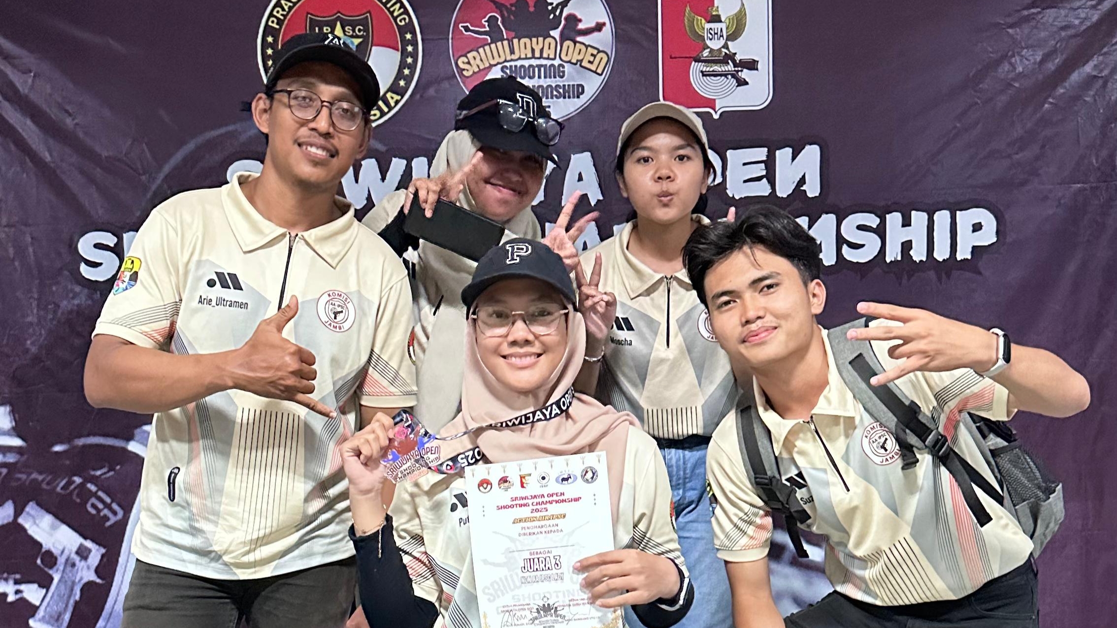 Dua atlet menembak Pengprov Perbakin Jambi raih prestasi di Sriwijaya Open Shooting Championsip