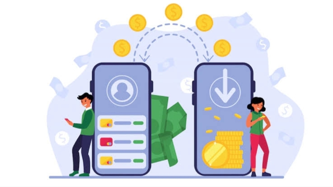 Ilustrasi mobile banking