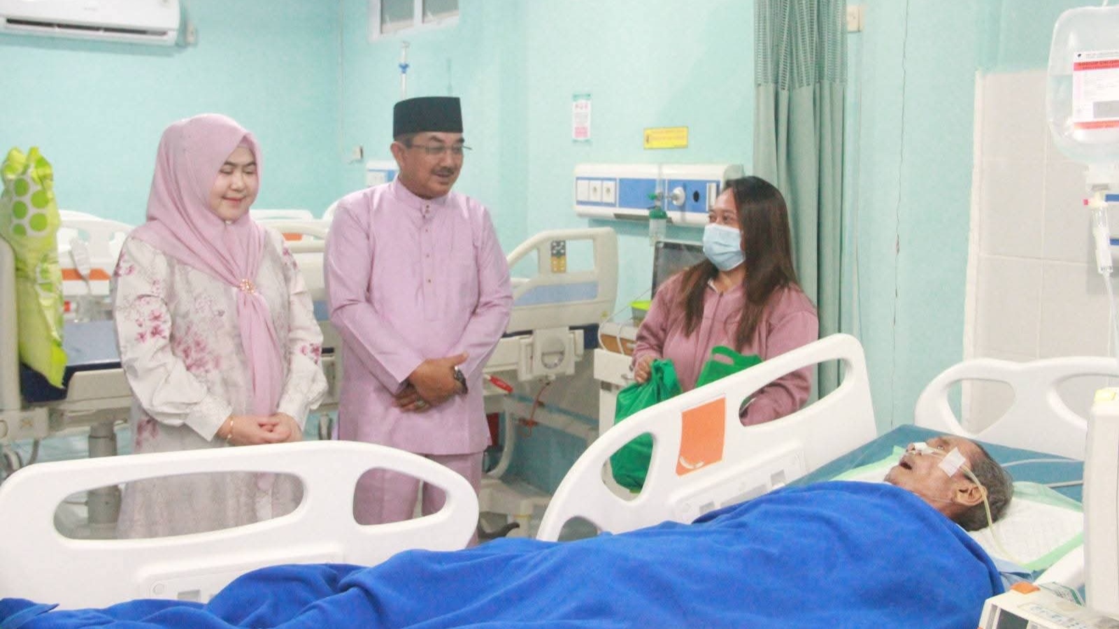 Bupati Anwar Sadat hadirkan kehangatan lebaran di RSUD KH. Daud Arif