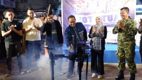 Wali Kota Maulana luncurkan kawasan wisata kuliner kota tua