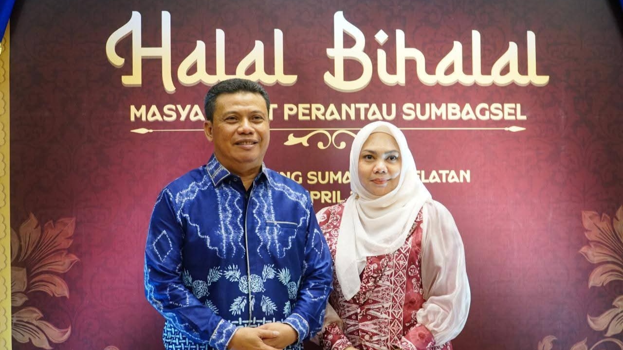 Wabup Katamso hadiri halal bihalal masyarakat perantau Sumbagsel di Palembang