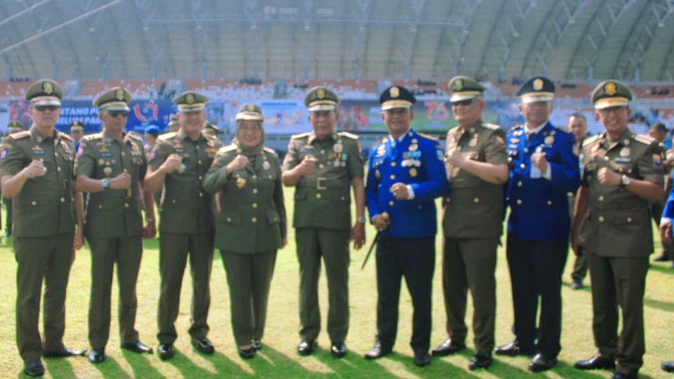Abdullah Sani hadiri upacara HUT Satpol PP, HUT Damkar dan HUT Satlinmas di Kota Palembang