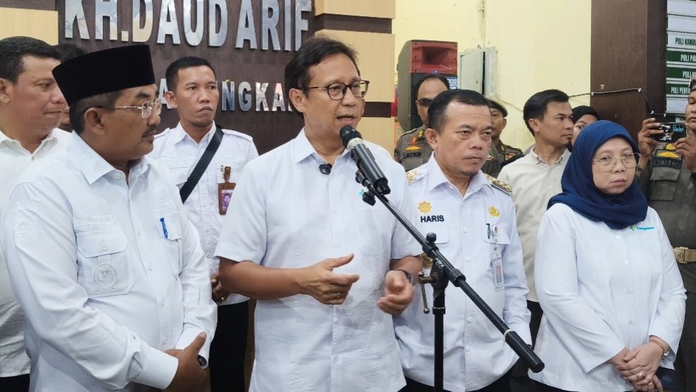 Menkes Budi Gunadi didampingi Al Haris saat turun ke Kuala Tungkal