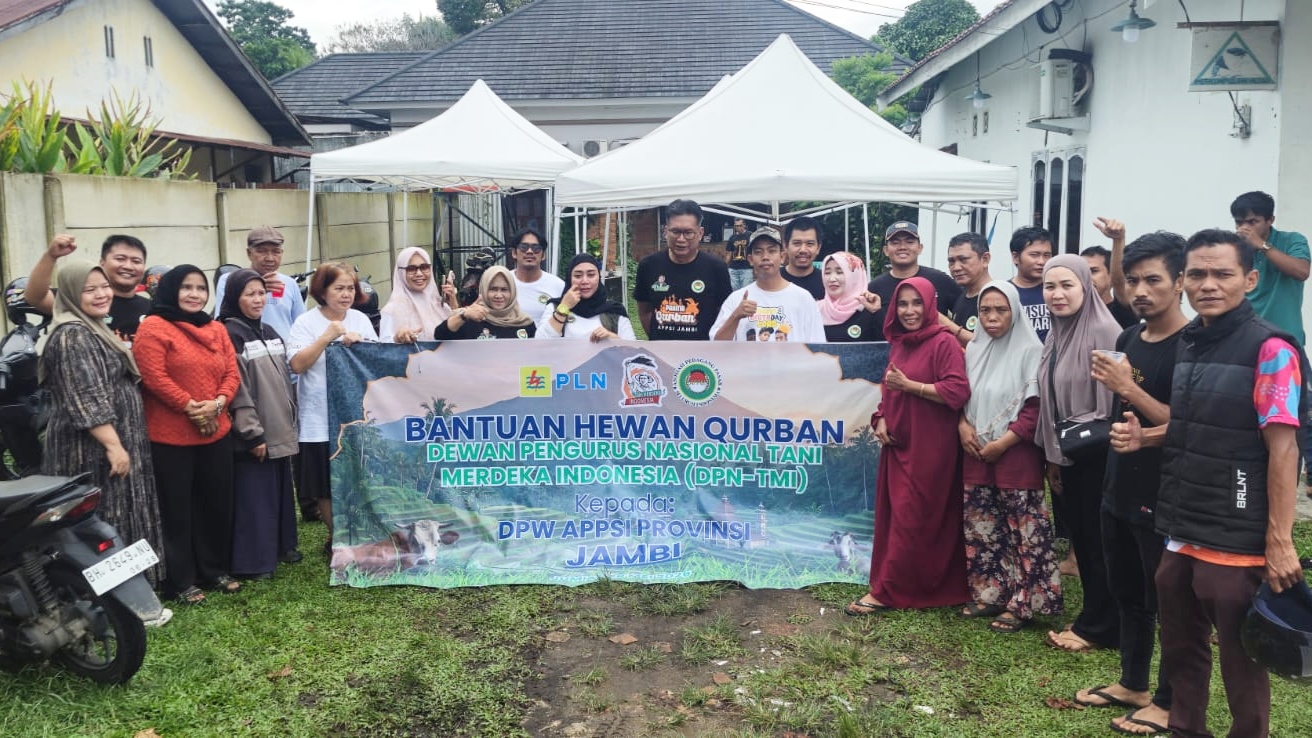 DPW APPSI Jambi salurkan daging kurban untuk pedagang pasar
