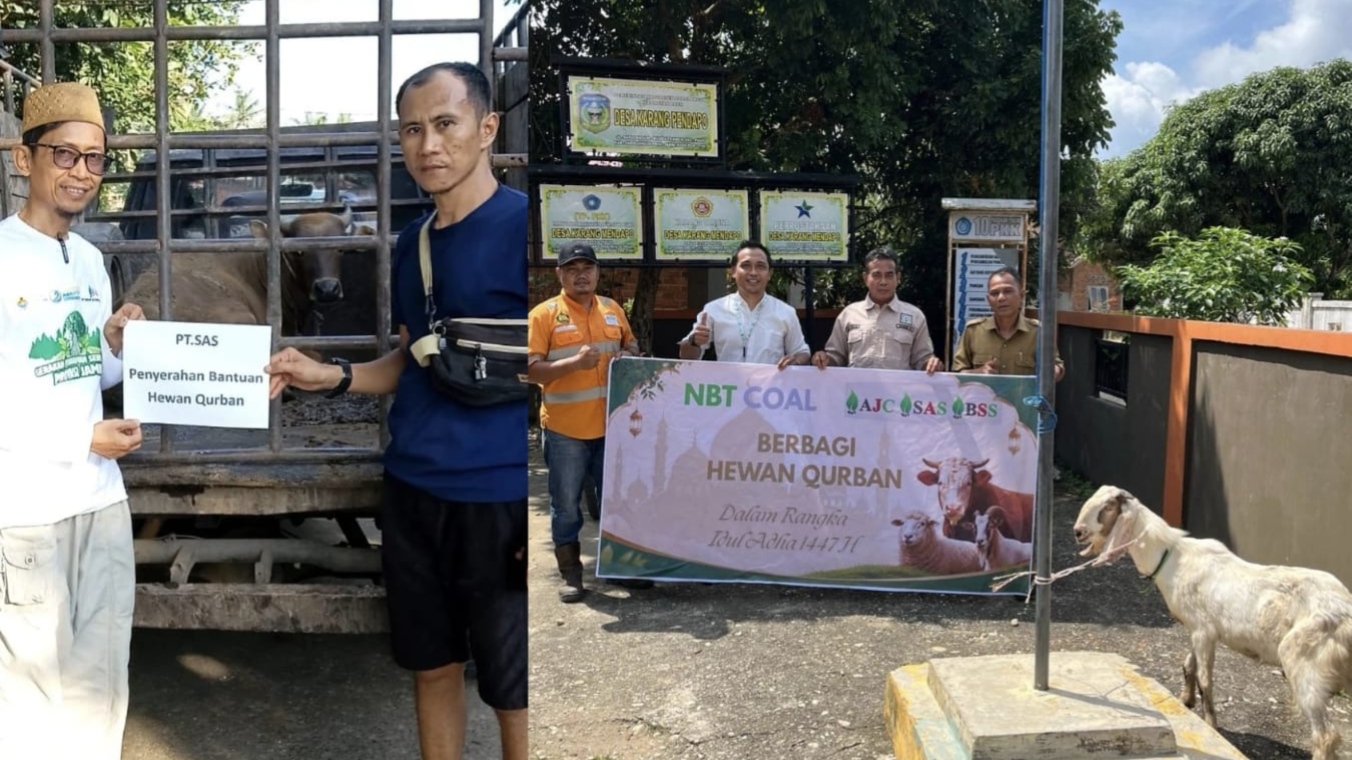 PT SAS dan group salurkan 40 hewan kurban untuk masyarakat Jambi