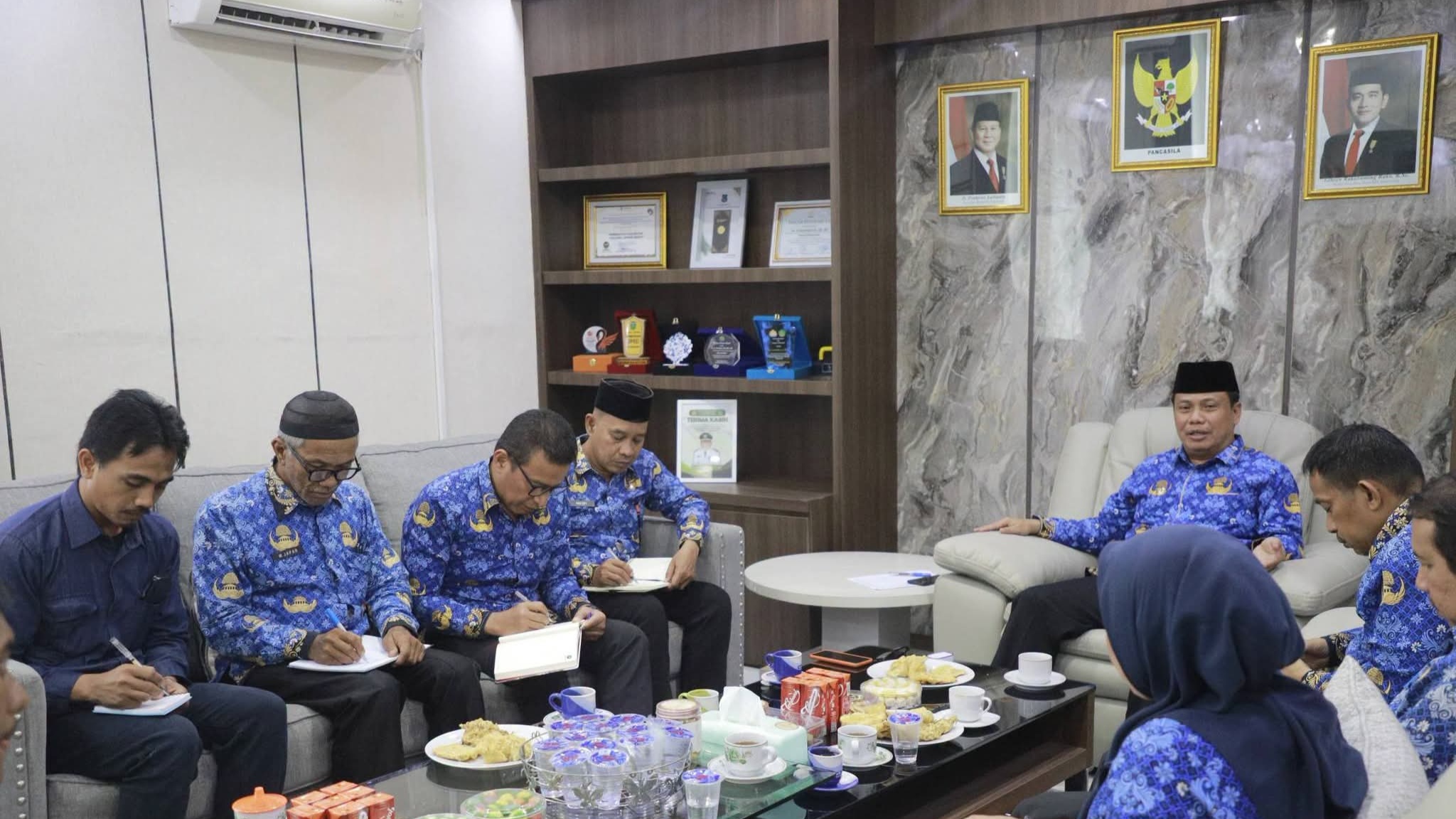 Wabup Katamso pimpin Rakor penanganan jembatan rusak di Desa Tanjung Benanak