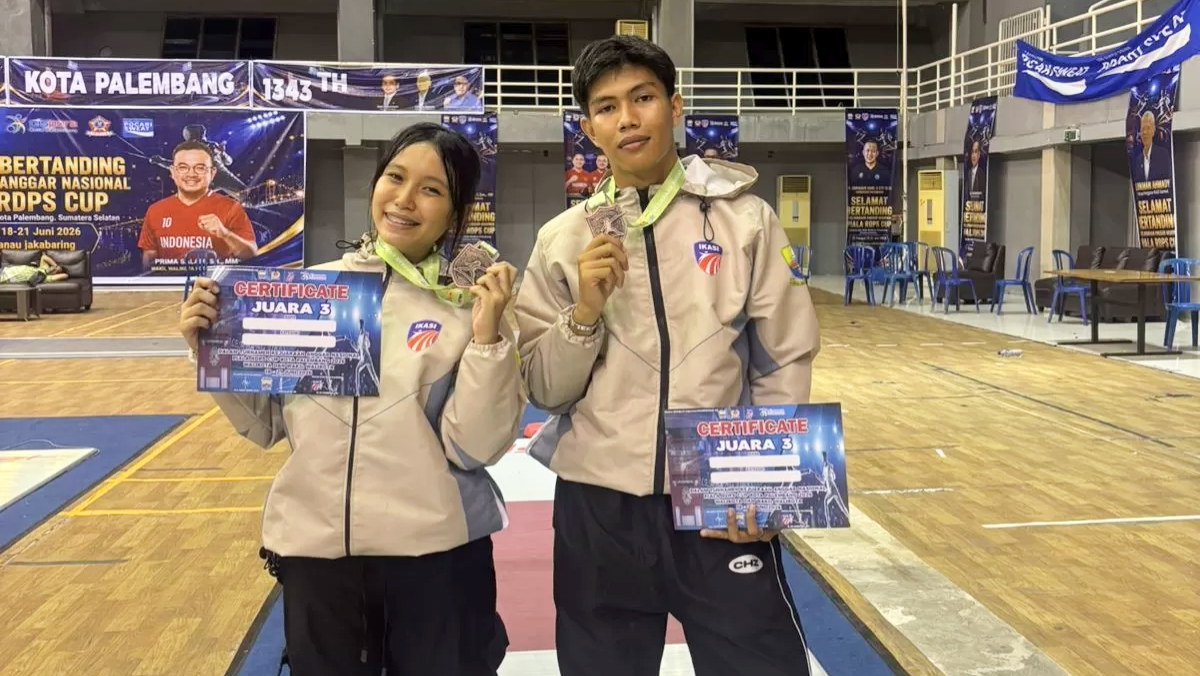 Tim anggar Jambi berhasil raih 4 perunggu di Piala RDPS Cup 2026