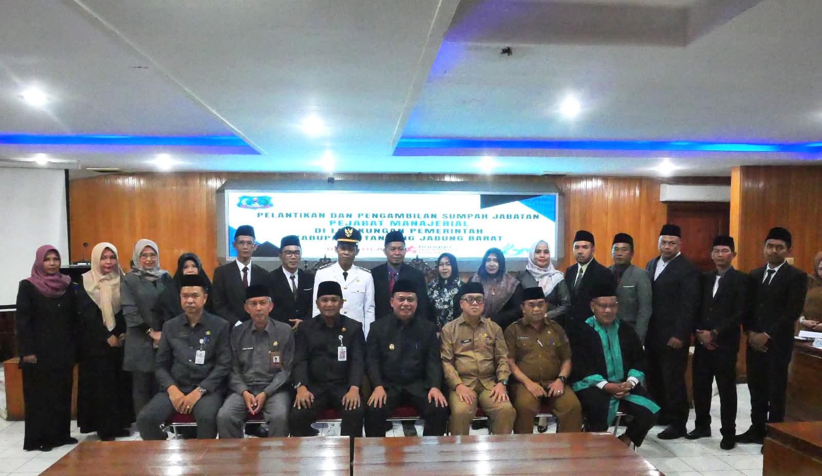 Wabup Katamso lantik 16 pejabat manajerial baru ruang lingkup Pemkab Tanjab Barat 