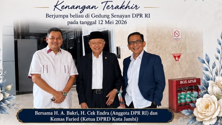Pertemuan Kemas Faried, Cek Endra dan almarhum H. Bakri