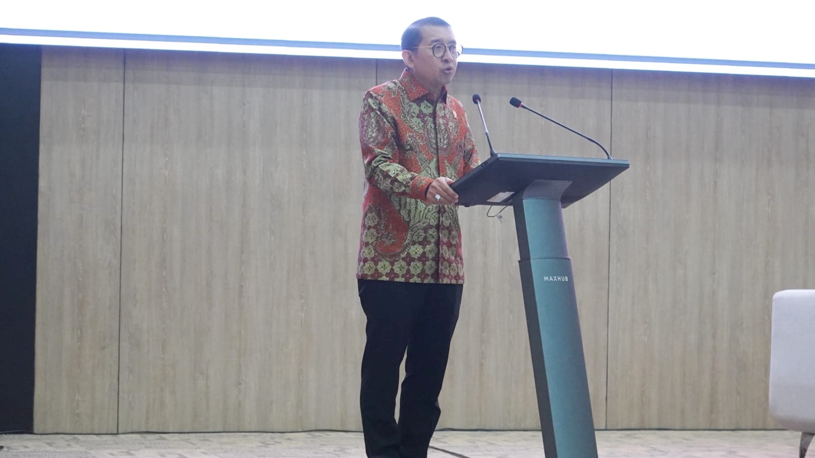 Menteri Kebudayaan RI Fadli Zon saat kuliah umum di UNJA