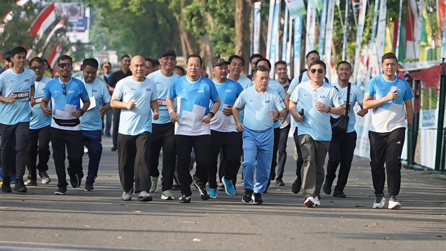 Al Haris saat ikuti Presisi Merdeka Run 2026