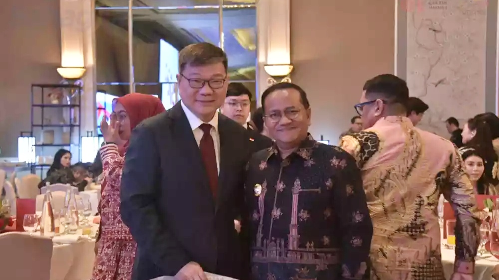Wali Kota Maulana hadiri resepsi Hari Nasional Singapura ke-61