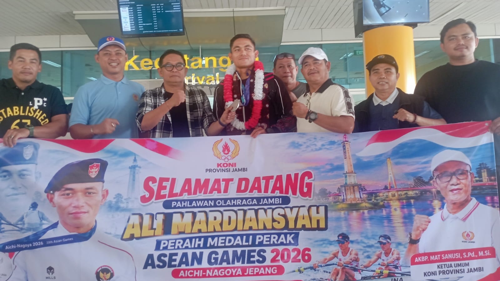 Letda M. Ali Mardiansyah disambut hangat di kampung halaman