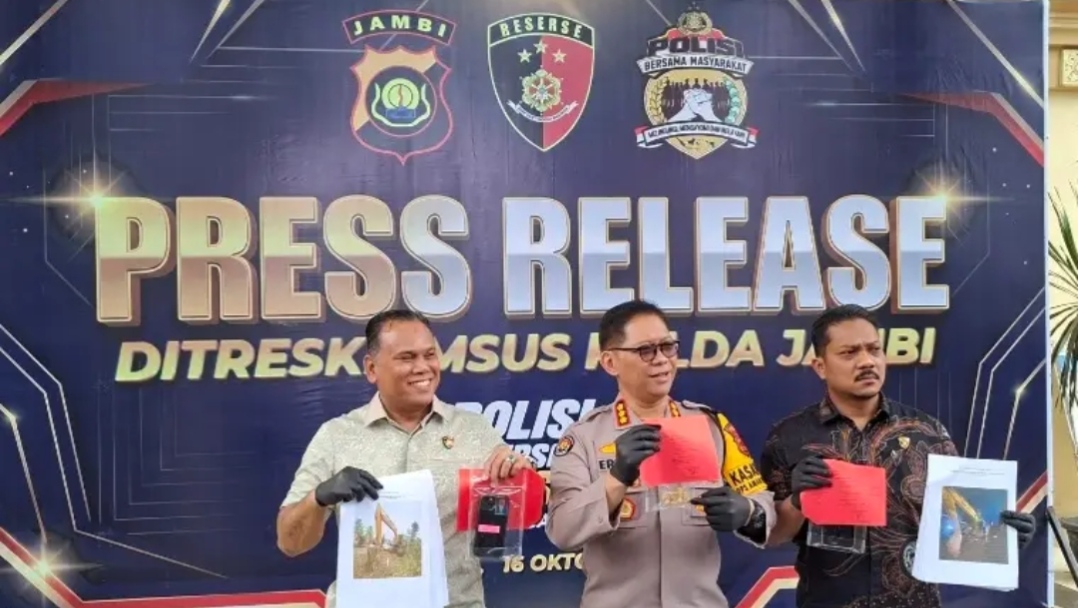 Polda Jambi ungkap kasus PETI di Bungo
