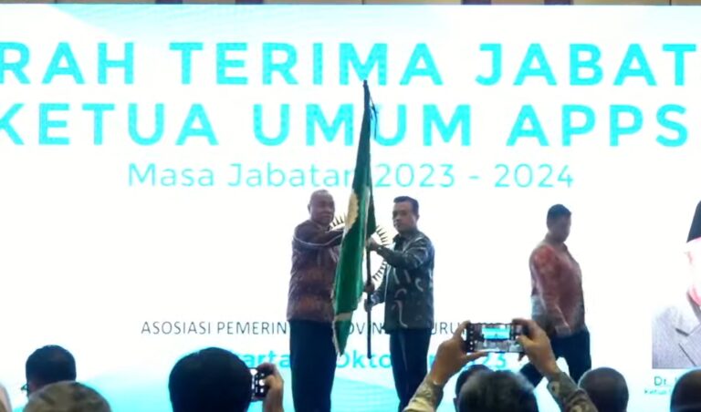 Al Haris jadi Ketum APPSI masa jabatan 2023-2024