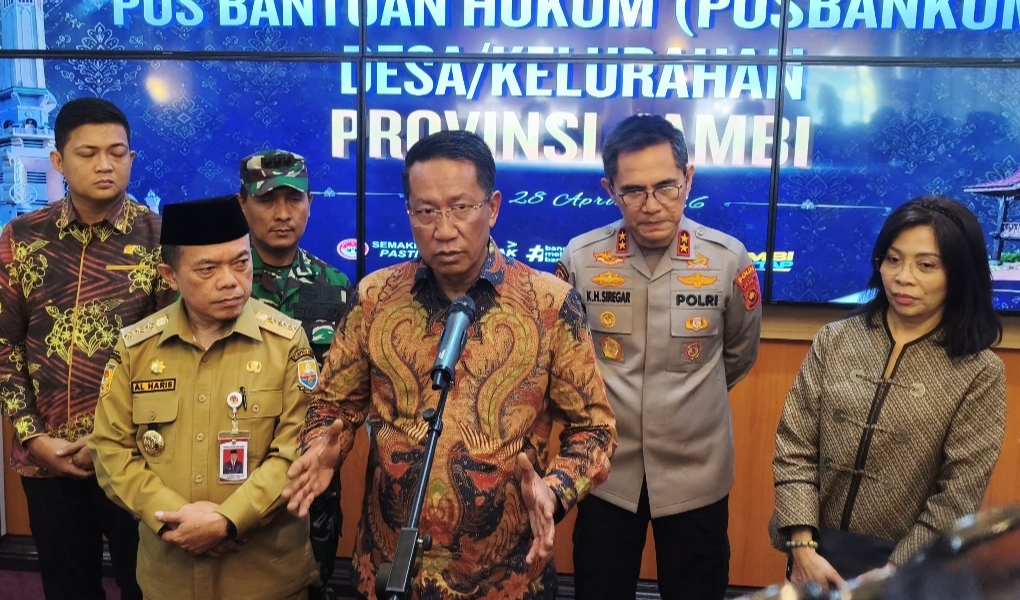 Menteri Hukum Supratman Andi resmikan 1.585 Posbankum di Jambi