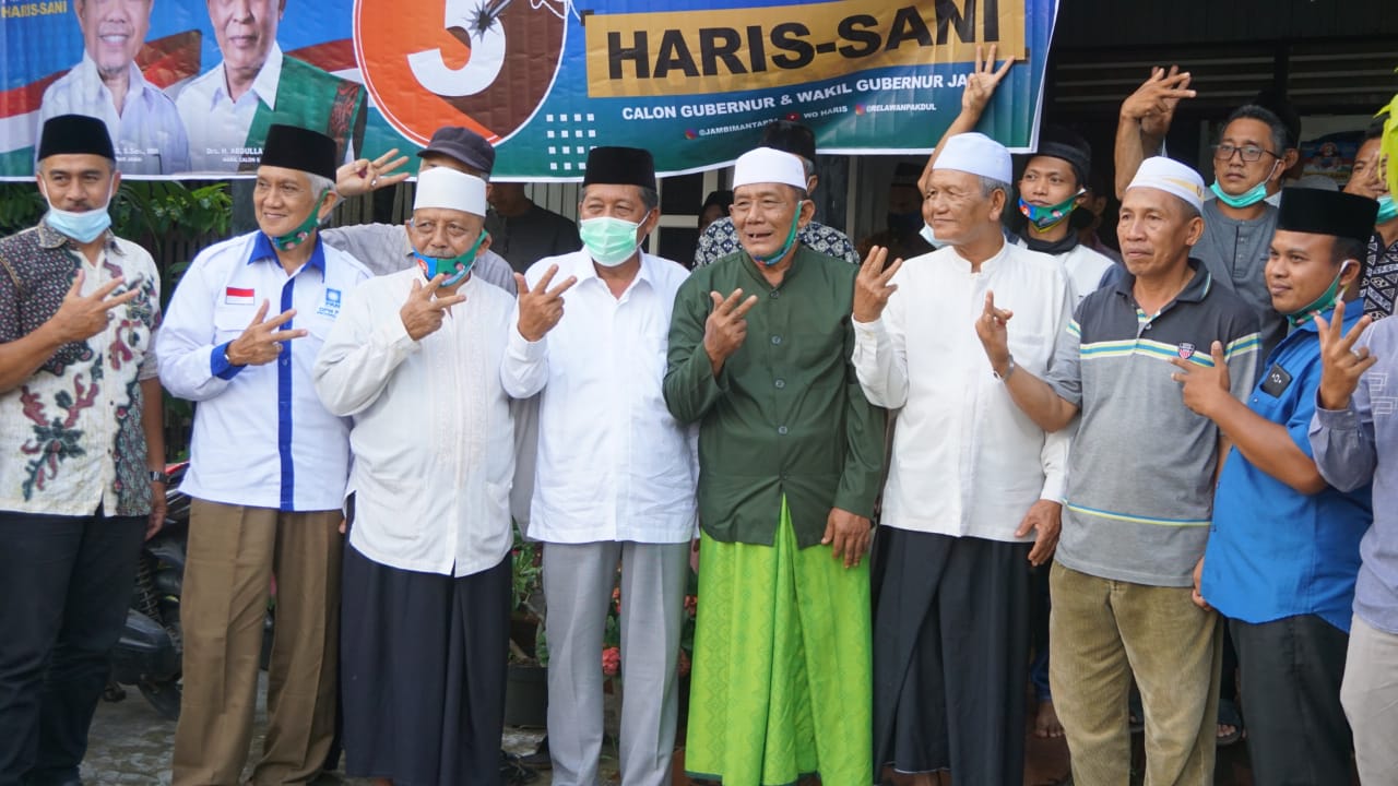 Abdullah Sani saat lawatan politik di Tanjab Barat