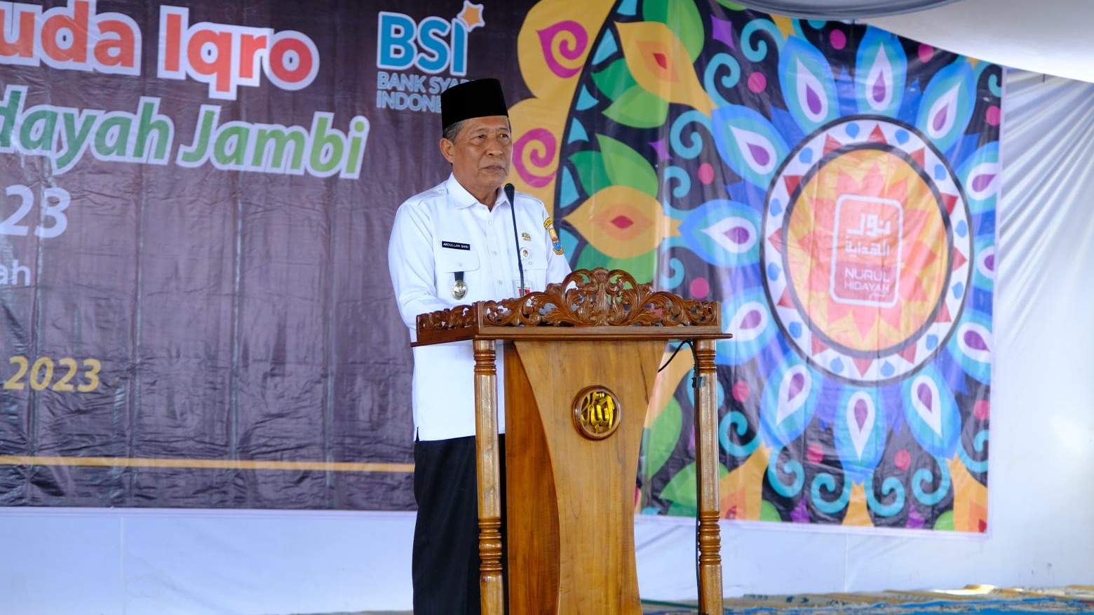 Abdullah Sani menghadiri Khatam Al-Qur'an siswa MI dan Raudhatul Athfal Nurul Hidayah