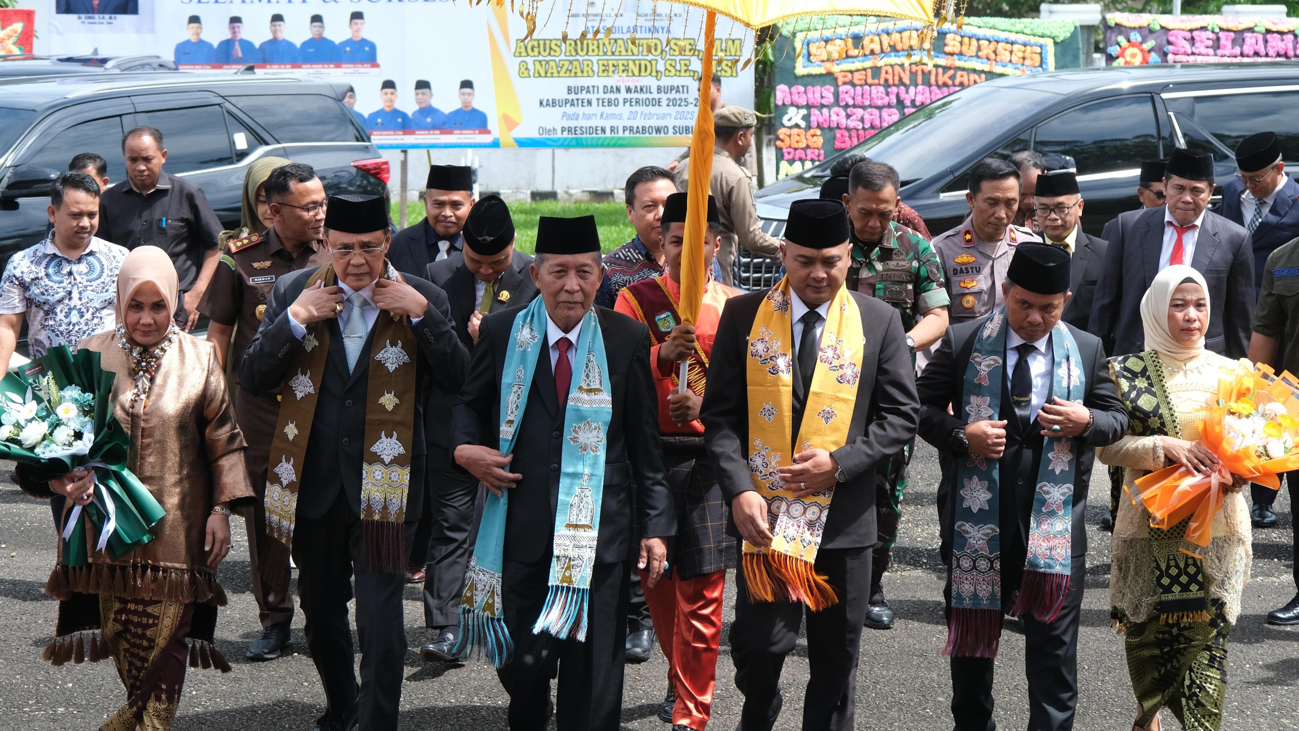 Abdullah Sani hadiri sertijab Bupati dan Wabup Tebo 2025-2030