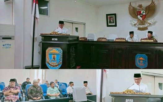 Bupati Adirozal hadiri rapat paripurna DPRD Kerinci terkait LKPJ Bupati dan Ranperda