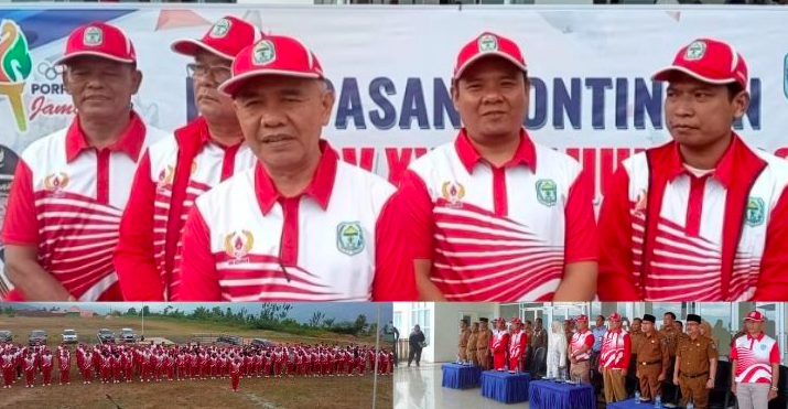 Adirozal lepas 334 kontingen Kerinci untuk mengikuti Porprov Jambi ke XXIII