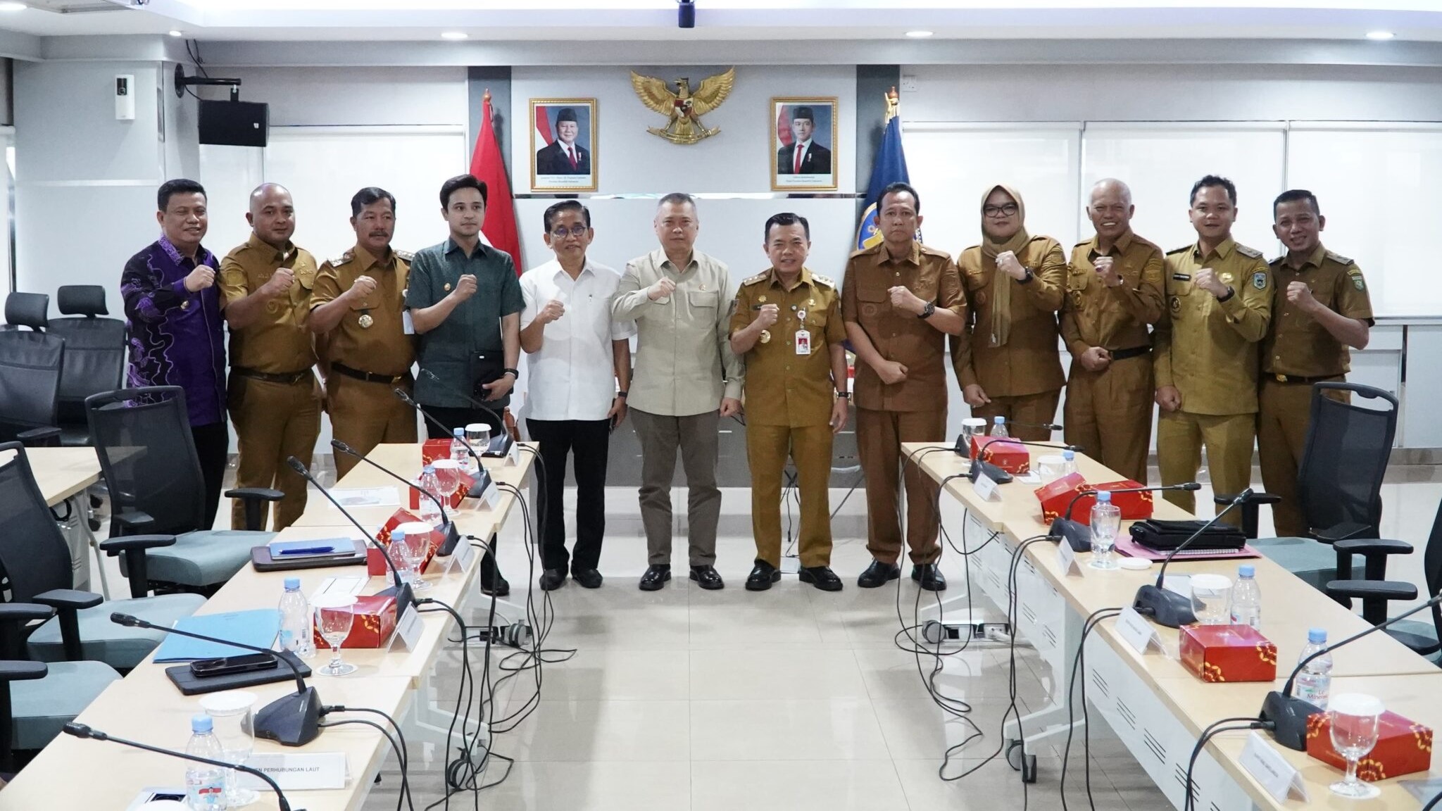 Al Haris boyong Bupati dan Wali Kota audiensi dengan Menhub, Selasa (29/4)