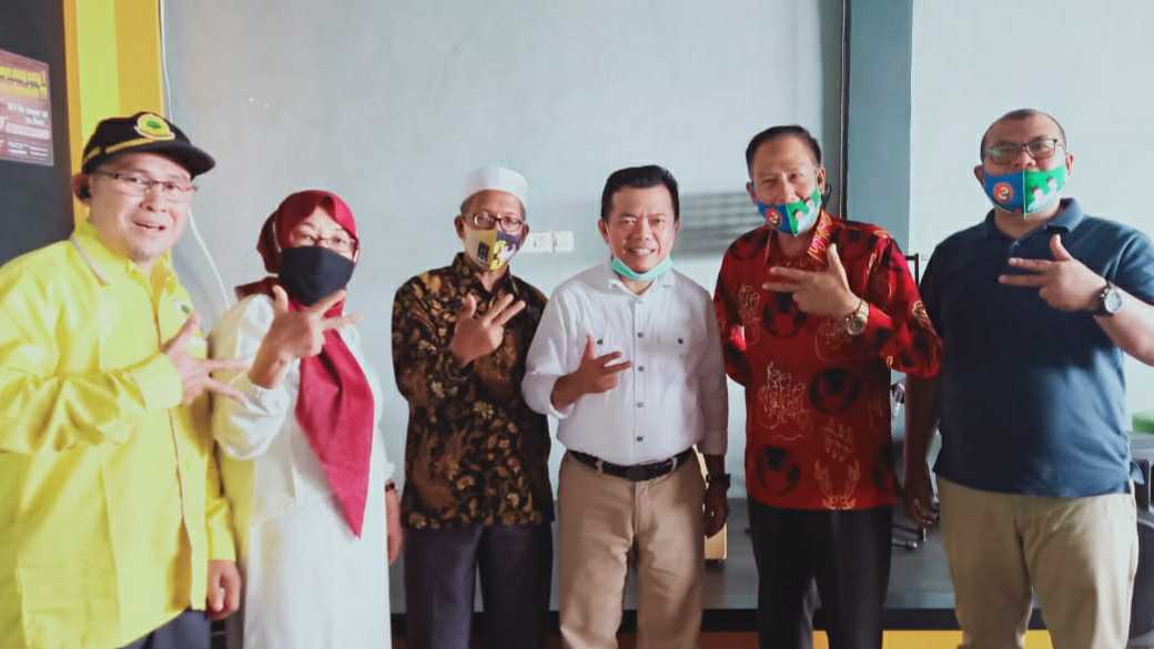 Al Haris bersama Tim Koalisi Partai Al Haris-Sani Bungo