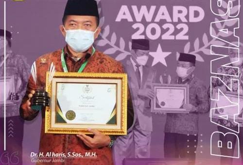 Al Haris terima penghargaan Baznas Award 2022