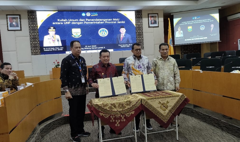 Al Haris beri kuliah umum dan jalin MoU dengan UNP