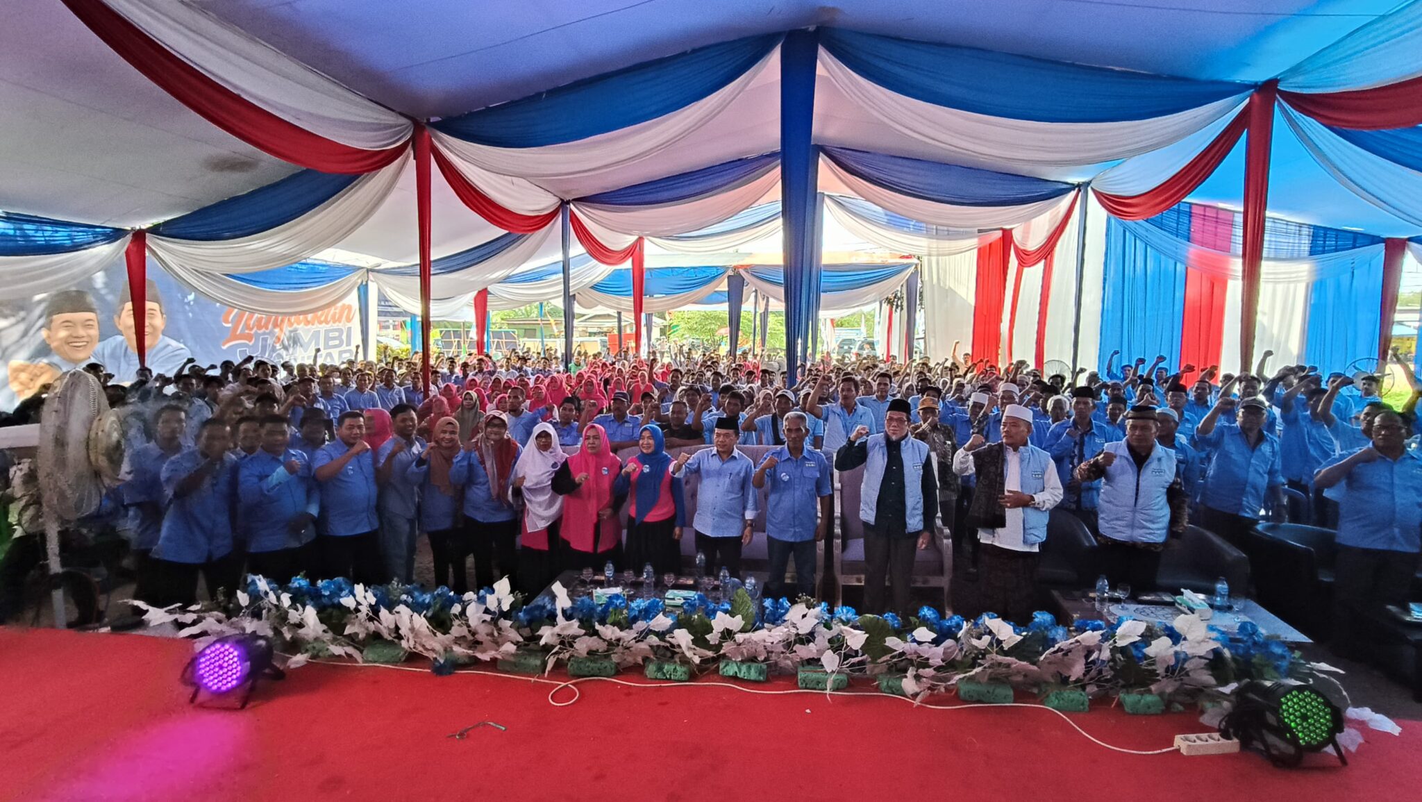 Al Haris lantik Tim Pemenangan Haris-Sani Tebo, Minggu (11/8)