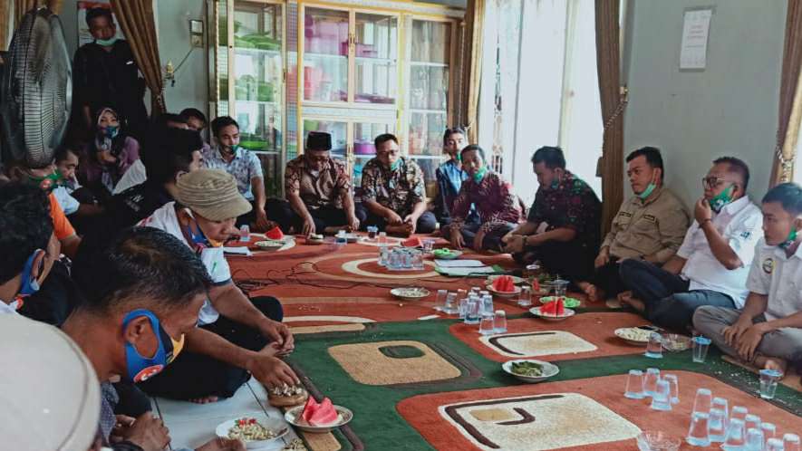 Al Haris saat pemantapan Tim di Kuamang Kuning