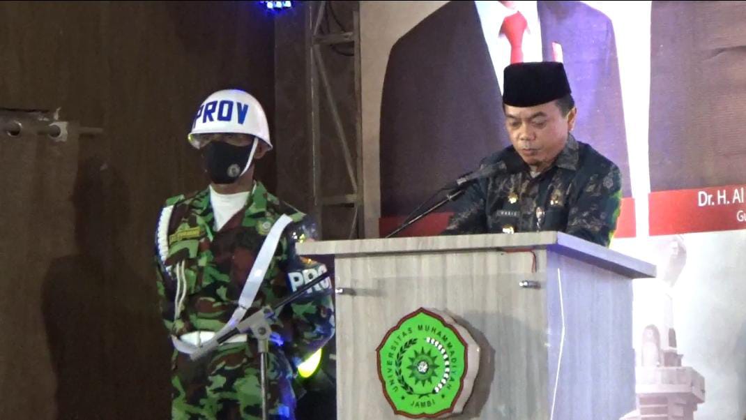 Gubernur Al Haris saat hadiri Tanwir II Pemuda Muhammadiyah