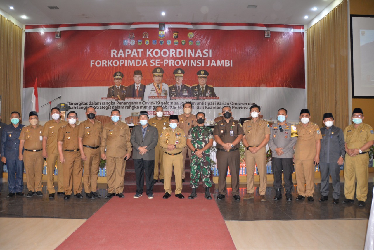 Gubenrur Al Haris saat hadiri Rakor Forkopimda se-Provinsi Jambi di Bungo