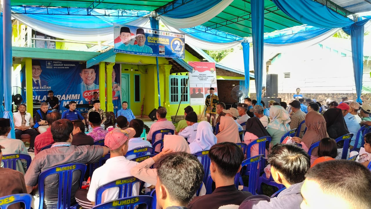 Al Haris silaturahmi dengan masyarakat Pemayung, Selasa (8/10)