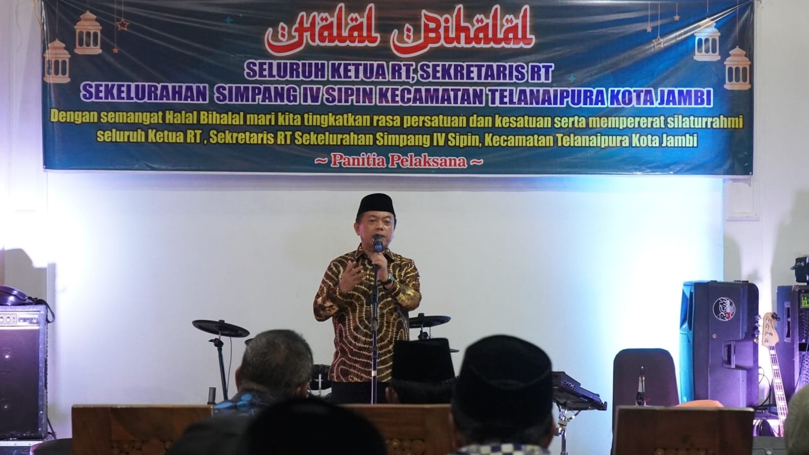 Al Haris hadiri halal bihalal dan silaturahmi seluruh Keluarga RT se-Kelurahan Simpang IV Sipin