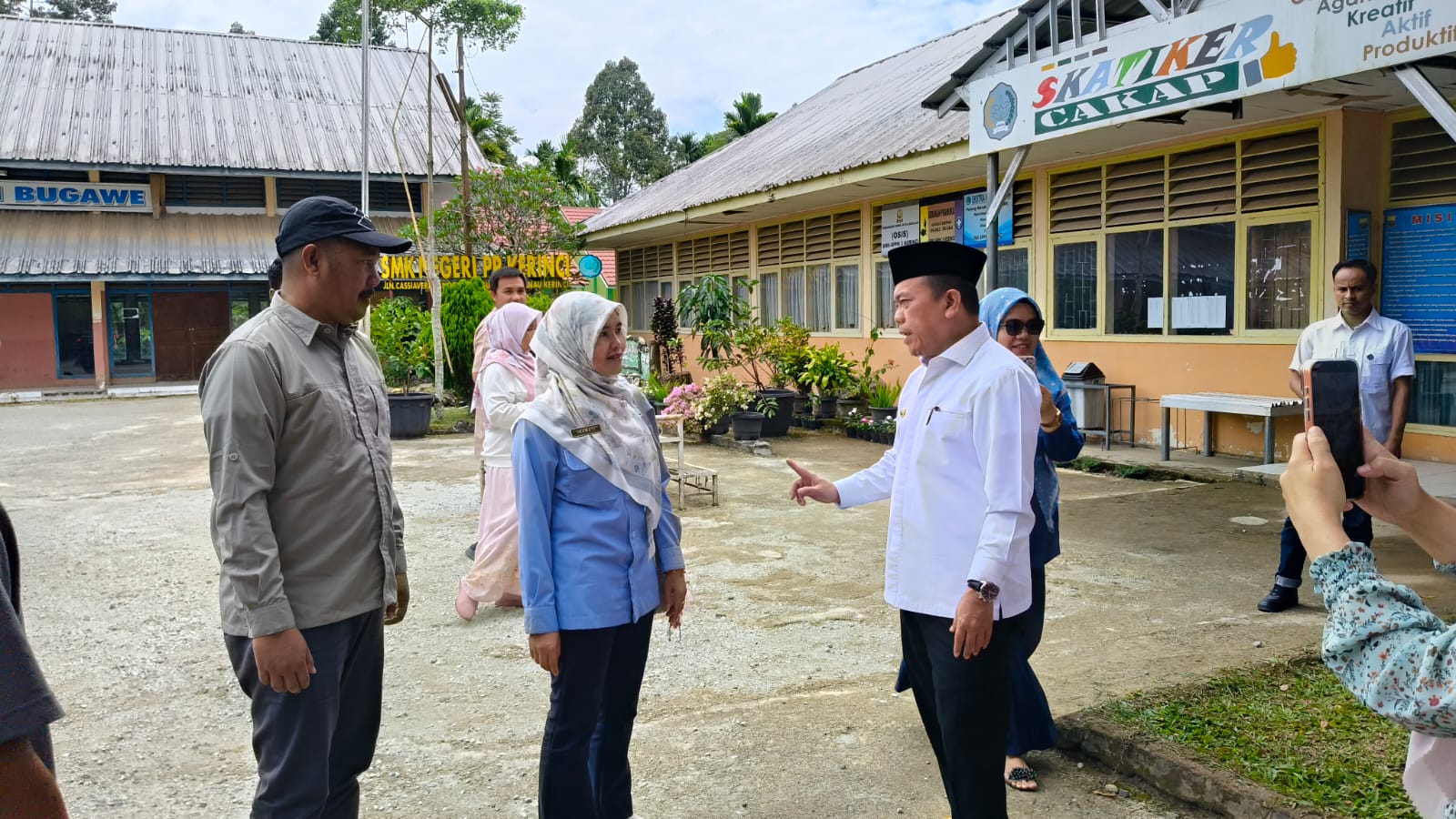Gubernur Al Haris tinjau SMK PP 3 Kerinci