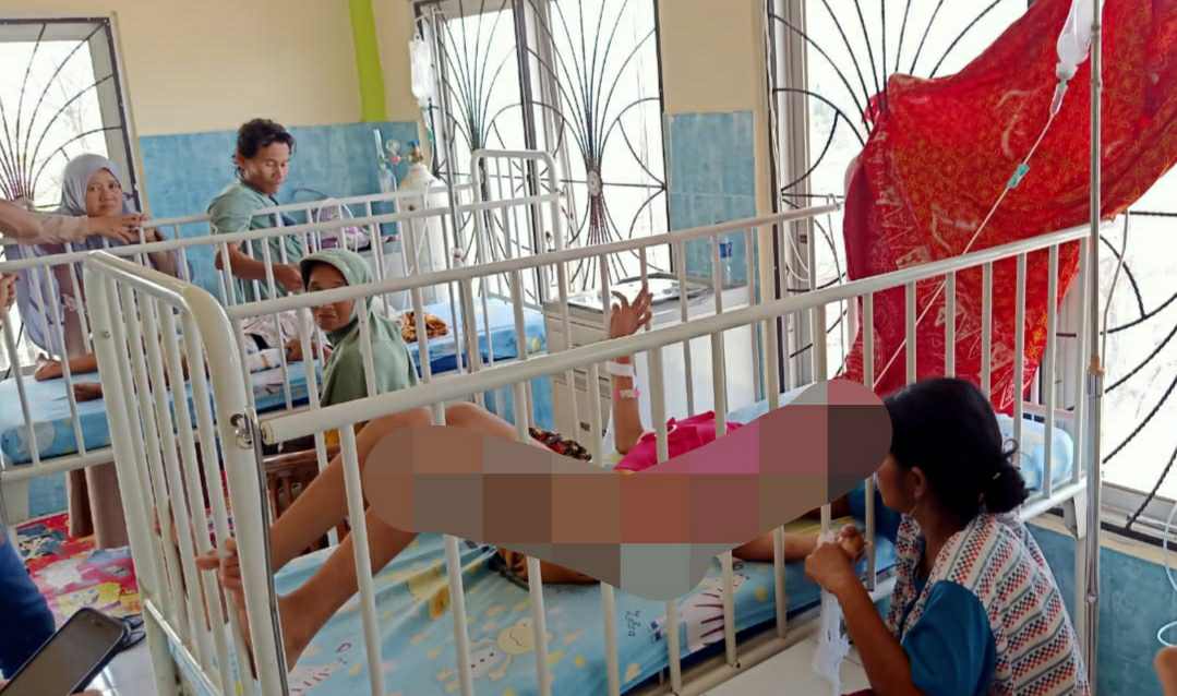 Siswa SD korban Bullying di Merangin saat jalani perawatan di RSD Kol Abundjani Bangko