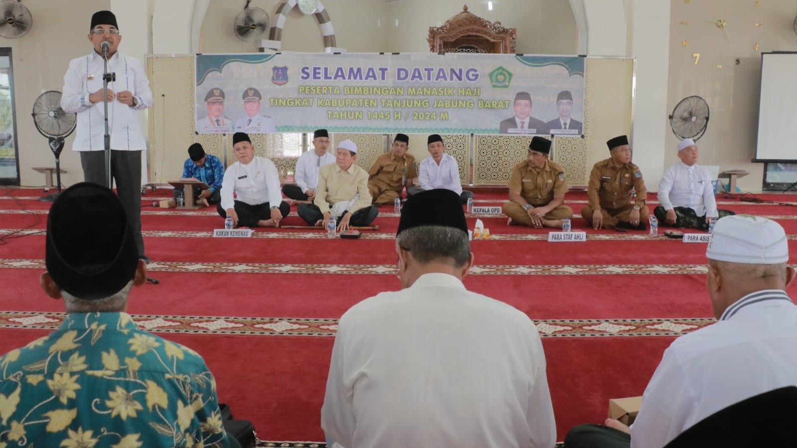 Anwar Sadat buka bimbingan manasik haji Tanjab Barat Tahun 2024, Selasa (7/5)