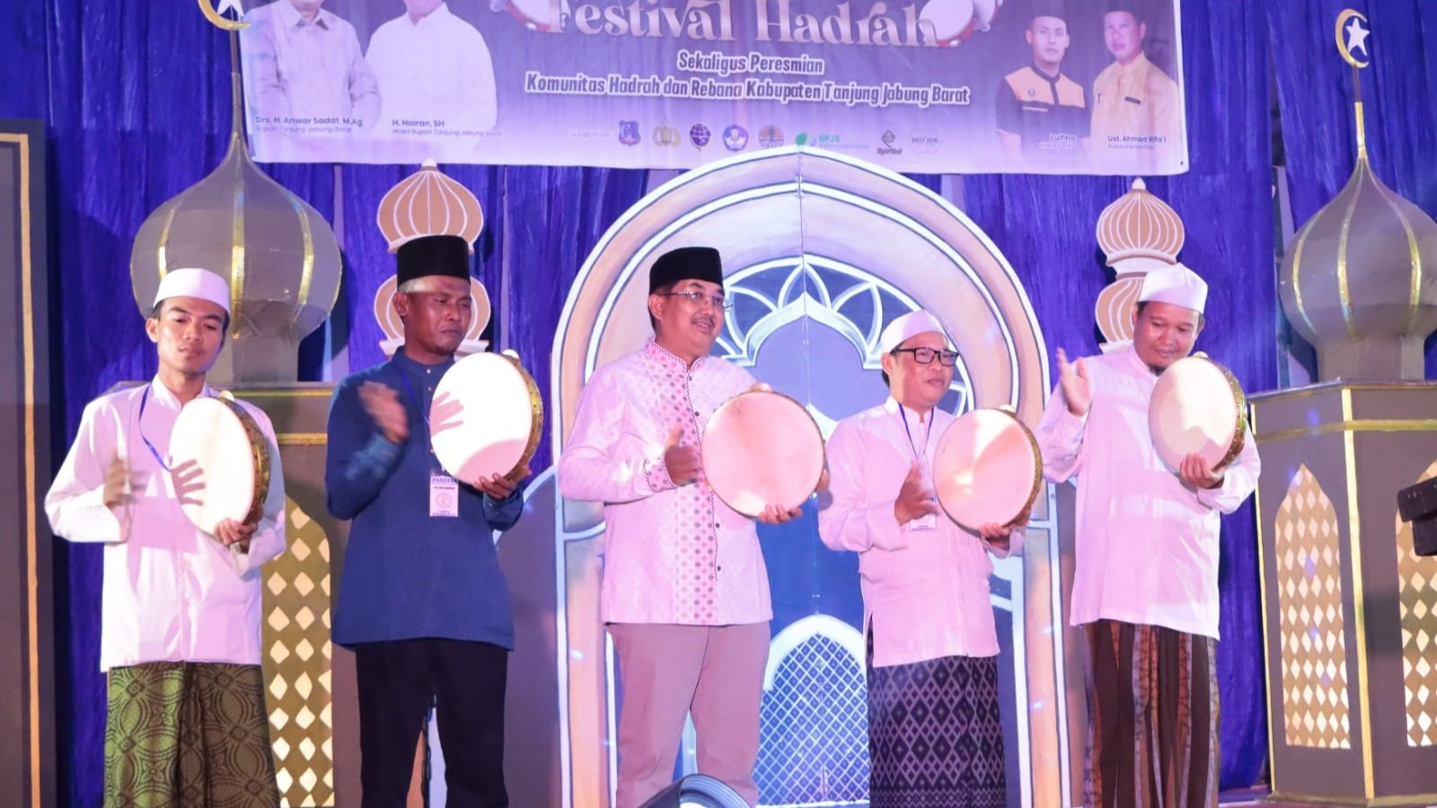 Anwar Sadat buka Festival Hadrah Tanjab Barat tahun 2024, Kamis (23/5) malam