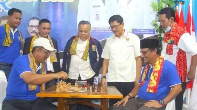 Bupati Anwar Sadat buka Kejurprov Catur tahun 2022