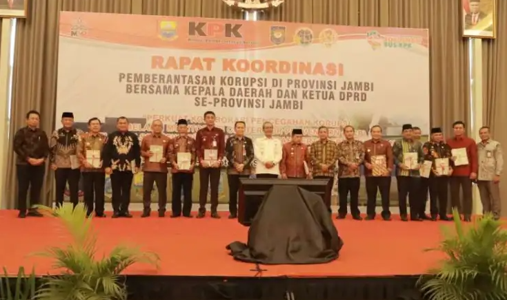 Anwar Sadat ikuti Rakor pemberantasan korupsi di Provinsi Jambi, Kamis (14/9)