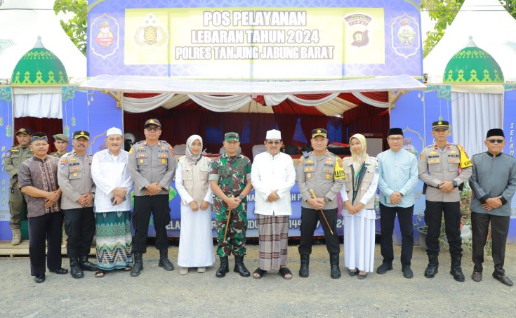 Anwar Sadat tinjau Pos PAM Lebaran di Desa Pematang Lumut, Sabtu (6/4)