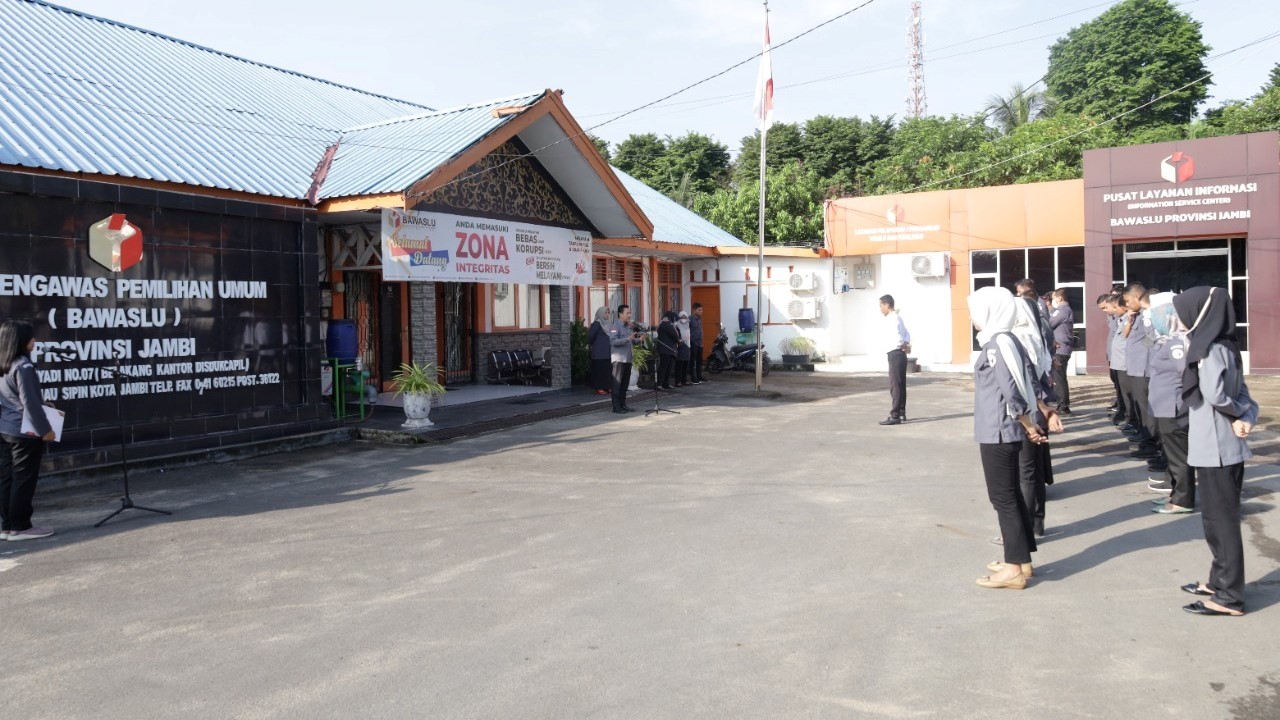 Apel siaga pengawasan Bawaslu Provinsi Jambi