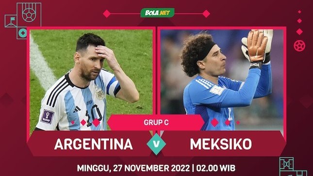 Argentina vs Meksiko Piala Dunia 2022 Qatar
