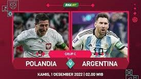 Polandia vs Argentina Piala Dunia 2022 Qatar
