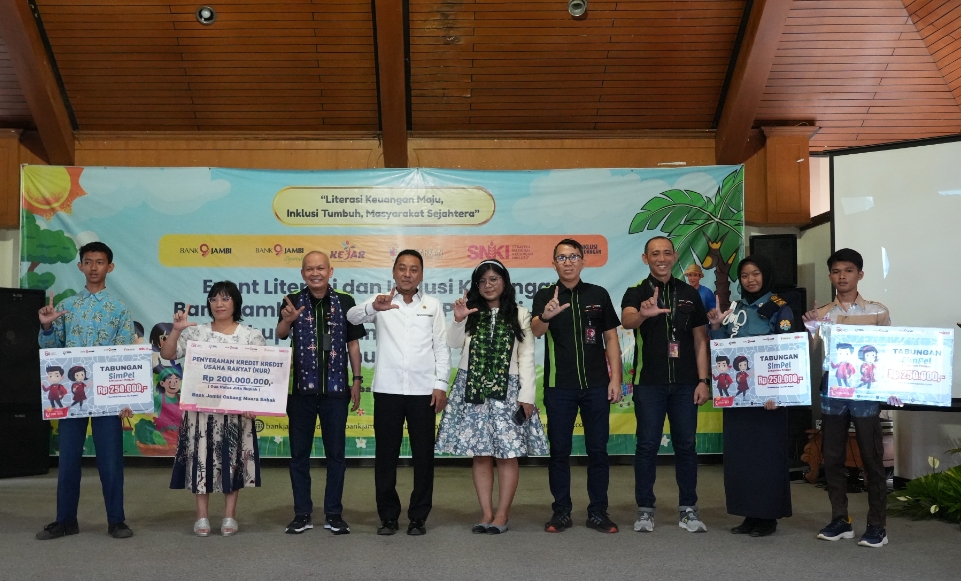 Event Literasi Bank Jambi dan OJK di Tanjab Timur