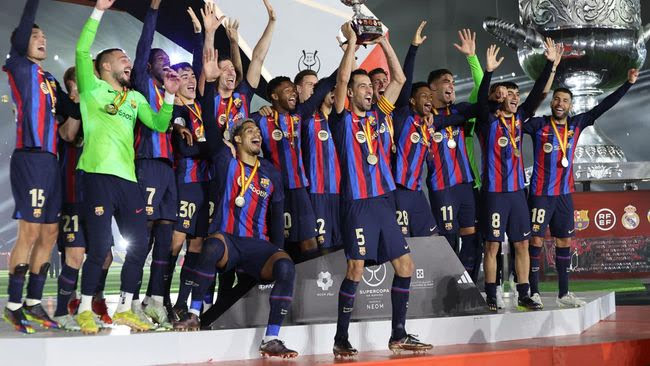 Barcelona juara Piala Super Spanyol 2023