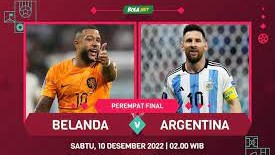 Belanda vs Argentina 8 besar Piala Dunia 2022 Qatar