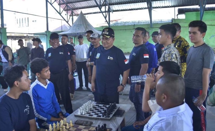 Maulana saat buka Turnamen Catur Junior Wali Kota Cup 2026